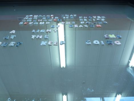 debbie-qadri-harman-ceramic-text-on-window-sunshine-artspaces